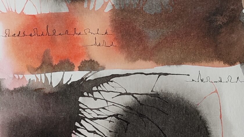 Tinte, Encre, Ink, beau arts, Fine arts calligraphie